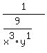 1%2F%289%2Fx%5E3y%5E1%29