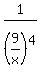 1%2F%289+%2Fx%29%5E4