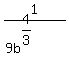 1%2F%289b%5E%284%2F3%29%29