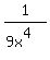 1%2F%289x%5E4%29