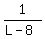 1%2F%28L+-+8%29