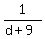 1%2F%28d%2B9%29