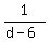 1%2F%28d-6%29