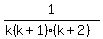 1%2F%28k%28k%2B1%29%28k%2B2%29%29