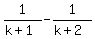 1%2F%28k%2B1%29-1%2F%28k%2B2%29