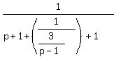 1%2F%28p%2B1%2B%281%2F%283%2F%28p-1%29%29%29%2B1%29