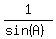 1%2F%28sin%28A%29%29