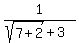 1%2F%28sqrt%287%2B2%29%2B3%29