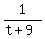 1%2F%28t%2B9%29