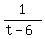 1%2F%28t-6%29