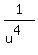 1%2F%28u%5E4%29