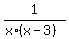 1%2F%28x%2A%28x-3%29%29