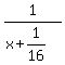 1%2F%28x%2B+1%2F16%29+