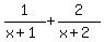 1%2F%28x%2B1%29+%2B+2%2F%28x%2B2%29