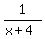 1%2F%28x%2B4%29