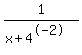 1%2F%28x%2B4%5E-2%29+