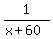 1%2F%28x%2B60%29