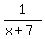 1%2F%28x%2B7%29