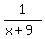 1%2F%28x%2B9%29