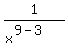 1%2F%28x%5E%289-3%29%29