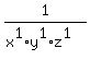 1%2F%28x%5E1%2Ay%5E1%2Az%5E1%29