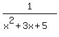 1%2F%28x%5E2%2B3x%2B5%29