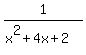 1%2F%28x%5E2%2B4x%2B2%29