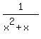 1%2F%28x%5E2%2Bx%29
