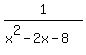 1%2F%28x%5E2-2x-8%29