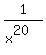 1%2F%28x%5E20%29
