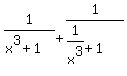 1%2F%28x%5E3%2B1%29+%2B+1%2F%281%2Fx%5E3+%2B+1%29