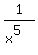 1%2F%28x%5E5%29