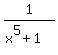 1%2F%28x%5E5%2B1%29