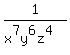 1%2F%28x%5E7y%5E6z%5E4%29