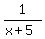 1%2F%28x+%2B+5%29