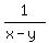 1%2F%28x+-+y%29