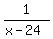 1%2F%28x-24%29