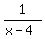 1%2F%28x-4%29