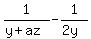 1%2F%28y%2Baz%29-1%2F%282y%29