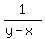 1%2F%28y-x%29