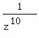 1%2F%28z%5E%2810%29%29