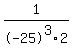 1%2F-25%5E3%2F2
