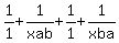 \"1%2F1+%2B+1%2Fxab+%2B+1%2F1+%2B+1%2Fxba\"