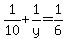 1%2F10+%2B+1%2Fy+=+1%2F6