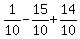 1%2F10+-+15%2F10+%2B+14%2F10