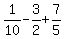 1%2F10+-+3%2F2+%2B+7%2F5