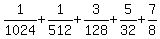 1%2F1024%2B1%2F512%2B3%2F128%2B5%2F32%2B7%2F8