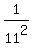 \"1%2F11%5E2\"