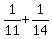 1%2F11+%2B+1%2F14