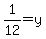 1%2F12=y